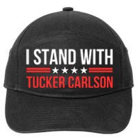 I Stand With Tucker Carlson 7-Panel Snapback Hat