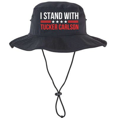 I Stand With Tucker Carlson Legacy Cool Fit Booney Bucket Hat