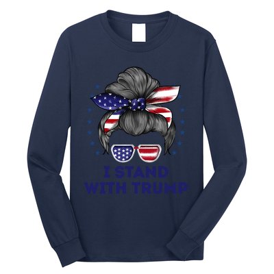 I Stand With Trump Long Sleeve Shirt