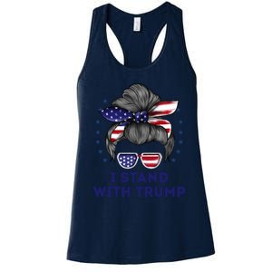 I Stand With Trump Women's Racerback Tank