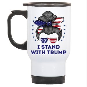 I Stand With Trump Stainless Steel Travel Mug