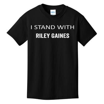 I Stand With Riley Gaines Kids T-Shirt