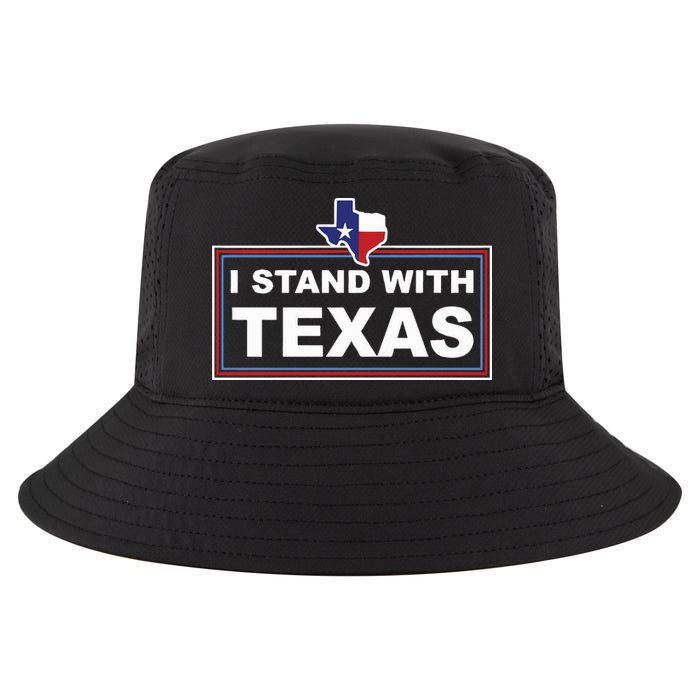 I Stand With Texas Luke Rudkow Cool Comfort Performance Bucket Hat