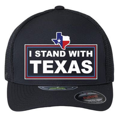 I Stand With Texas Luke Rudkow Flexfit Unipanel Trucker Cap