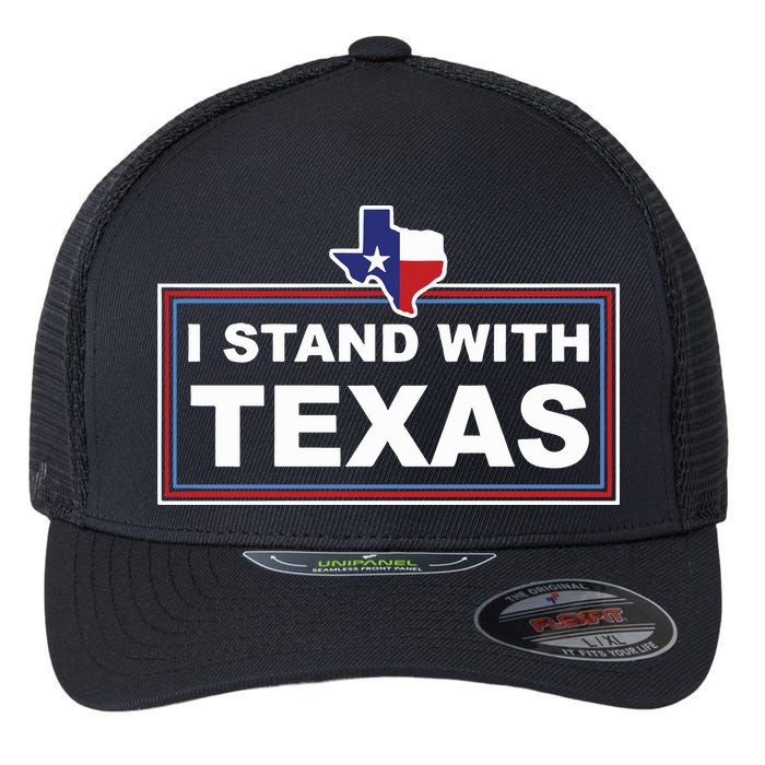 I Stand With Texas Luke Rudkow Flexfit Unipanel Trucker Cap