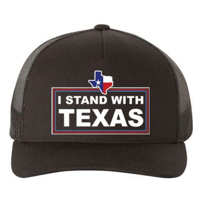 I Stand With Texas Luke Rudkow Yupoong Adult 5-Panel Trucker Hat