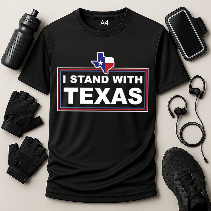 I Stand With Texas Luke Rudkow Performance Shirt