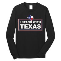 I Stand With Texas Luke Rudkow Long Sleeve Shirt