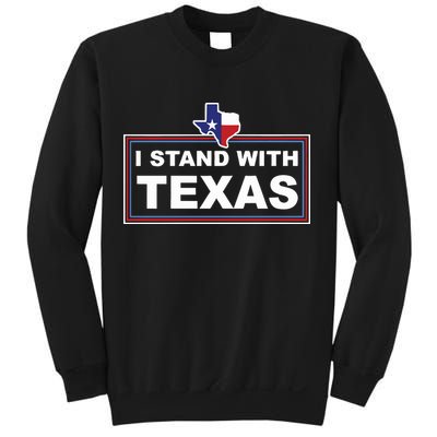 I Stand With Texas Luke Rudkow Sweatshirt