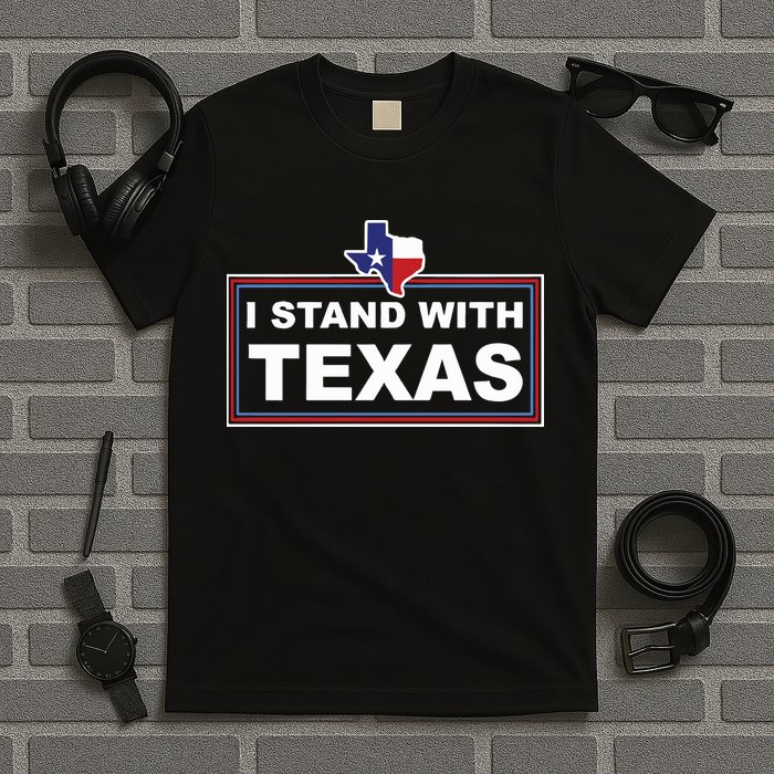 I Stand With Texas Luke Rudkow T-Shirt