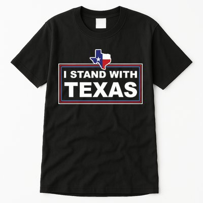 I Stand With Texas Luke Rudkow Tall T-Shirt