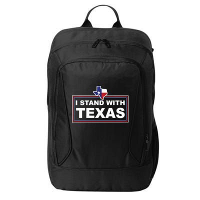 I Stand With Texas Luke Rudkow City Backpack