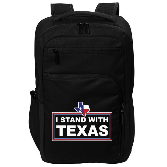 I Stand With Texas Luke Rudkow Impact Tech Backpack
