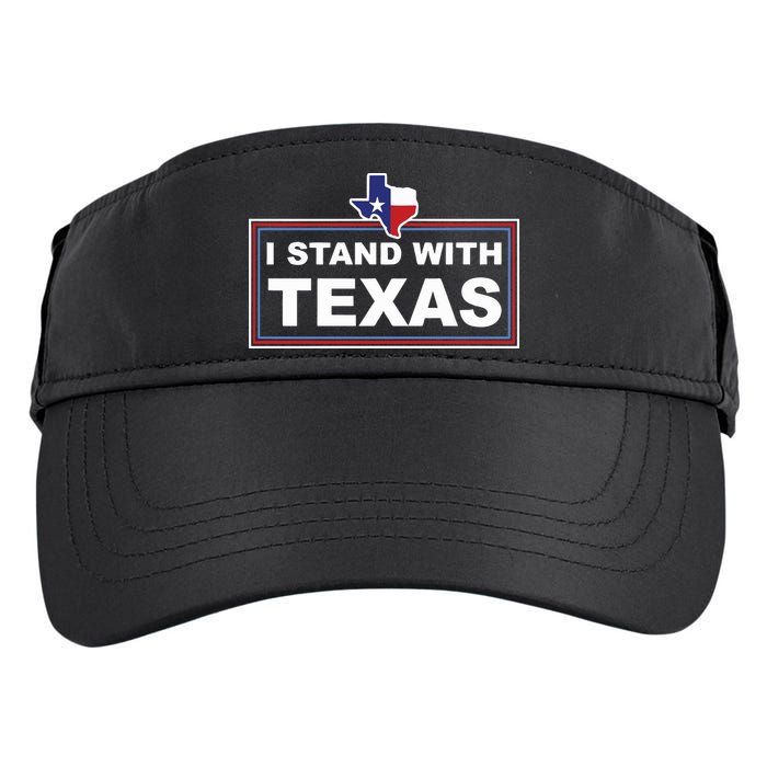 I Stand With Texas Luke Rudkow Adult Drive Performance Visor