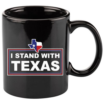 I Stand With Texas Luke Rudkow 11oz C Handle Ceramic Mug