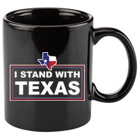 I Stand With Texas Luke Rudkow 11oz C Handle Ceramic Mug