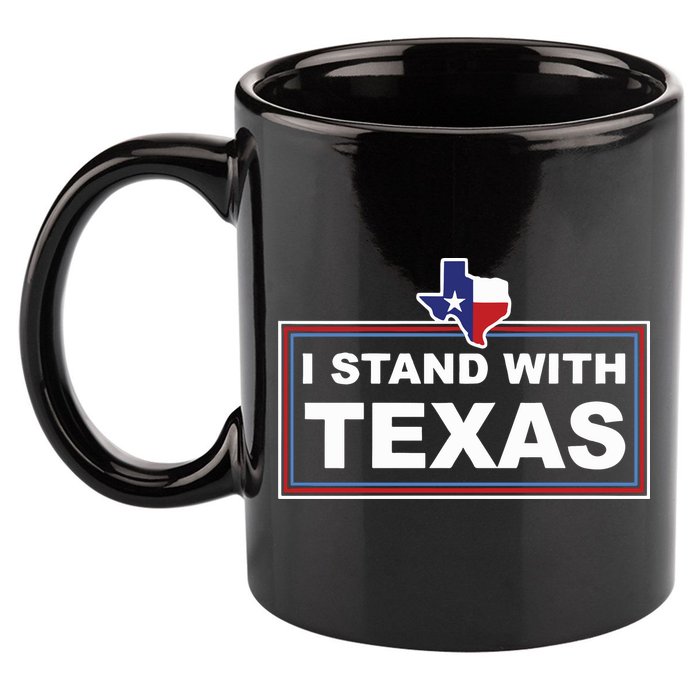 I Stand With Texas Luke Rudkow 11oz C Handle Ceramic Mug