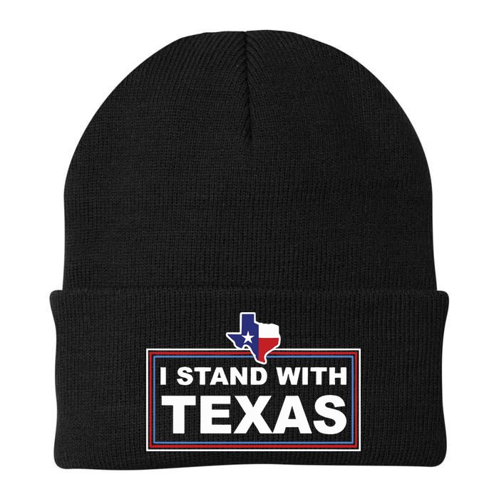 I Stand With Texas Luke Rudkow Beanie