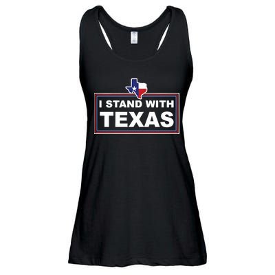 I Stand With Texas Luke Rudkow Ladies Essential Flowy Tank