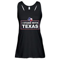 I Stand With Texas Luke Rudkow Ladies Essential Flowy Tank