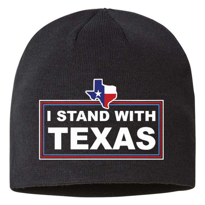 I Stand With Texas Luke Rudkow Sustainable Beanie