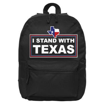 I Stand With Texas Luke Rudkow 16 in Basic Backpack