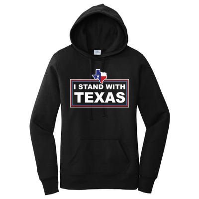 I Stand With Texas Luke Rudkow Women's Pullover Hoodie