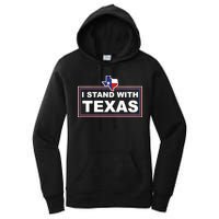 I Stand With Texas Luke Rudkow Women's Pullover Hoodie
