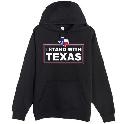 I Stand With Texas Luke Rudkow Premium Pullover Hoodie