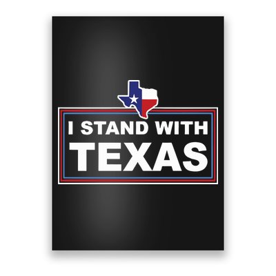I Stand With Texas Luke Rudkow Poster