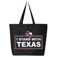 I Stand With Texas Luke Rudkow 25L Jumbo Tote