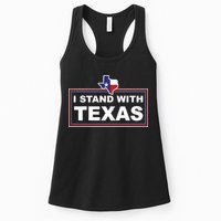 I Stand With Texas Luke Rudkow Womens Tank Top