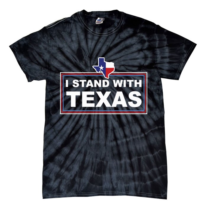 I Stand With Texas Luke Rudkow Tie-Dye T-Shirt