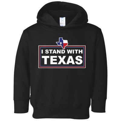 I Stand With Texas Luke Rudkow Toddler Hoodie