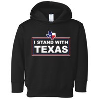 I Stand With Texas Luke Rudkow Toddler Hoodie