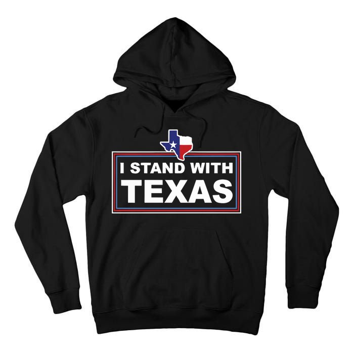 I Stand With Texas Luke Rudkow Tall Hoodie