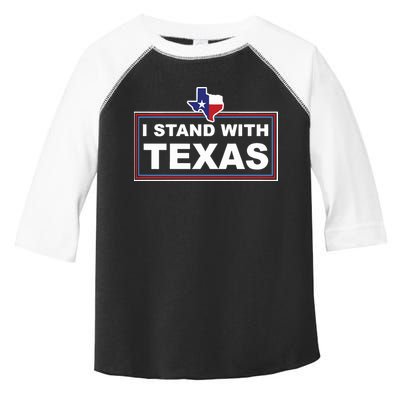 I Stand With Texas Luke Rudkow Toddler Fine Jersey T-Shirt