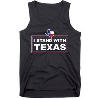 I Stand With Texas Luke Rudkow Tank Top