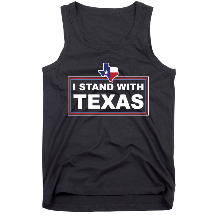 I Stand With Texas Luke Rudkow Tank Top