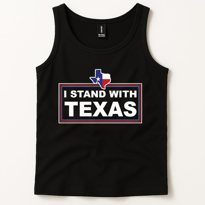 I Stand With Texas Luke Rudkow Tank Top