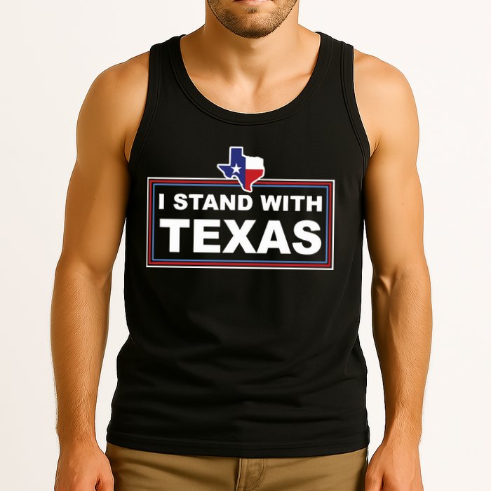 I Stand With Texas Luke Rudkow Tank Top