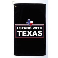 I Stand With Texas Luke Rudkow Golf Towel