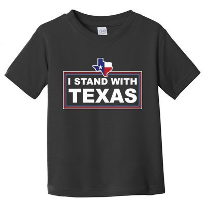 I Stand With Texas Luke Rudkow Toddler T-Shirt