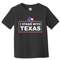 I Stand With Texas Luke Rudkow Toddler T-Shirt