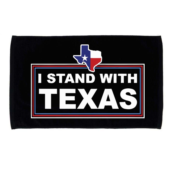 I Stand With Texas Luke Rudkow Microfiber Hand Towel