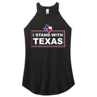 I Stand With Texas Luke Rudkow Women's Perfect Tri Rocker Tank