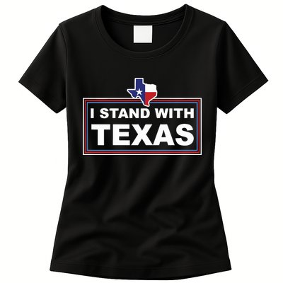 I Stand With Texas Luke Rudkow Womens T-Shirt