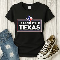 I Stand With Texas Luke Rudkow Womens T-Shirt