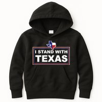 I Stand With Texas Luke Rudkow Kids Hoodie