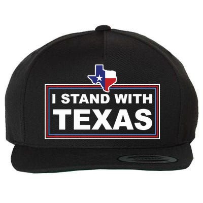I Stand With Texas Luke Rudkow Wool Snapback Cap